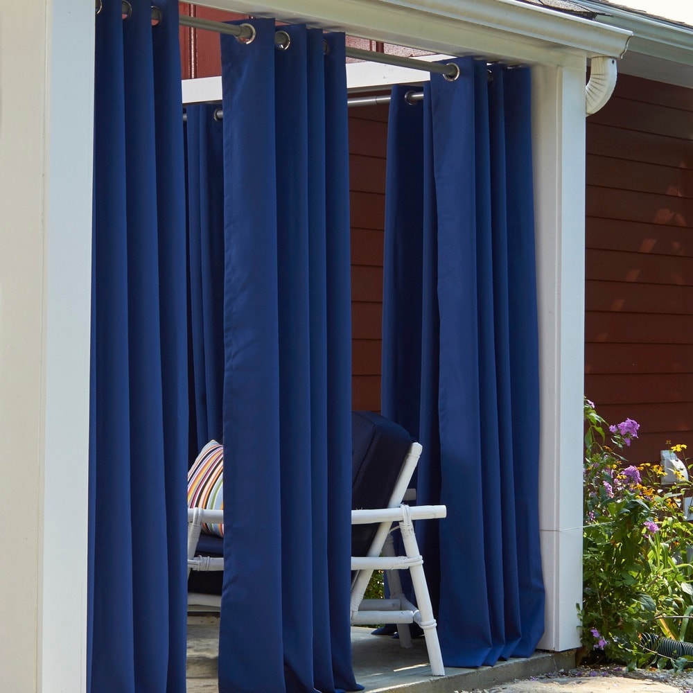 Currituck 52-inch x 84-inch Outdoor Curtain Panel by Havenside Home - 52 w x 84 l in.