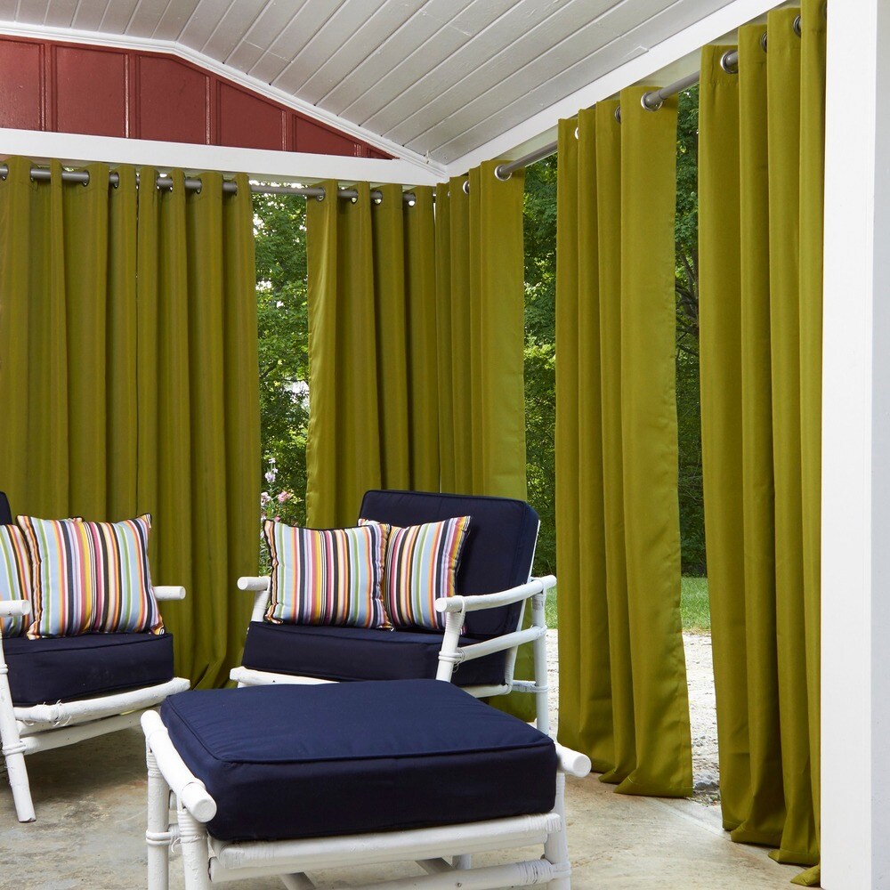 Currituck 52-inch x 84-inch Outdoor Curtain Panel by Havenside Home - 52 w x 84 l in.