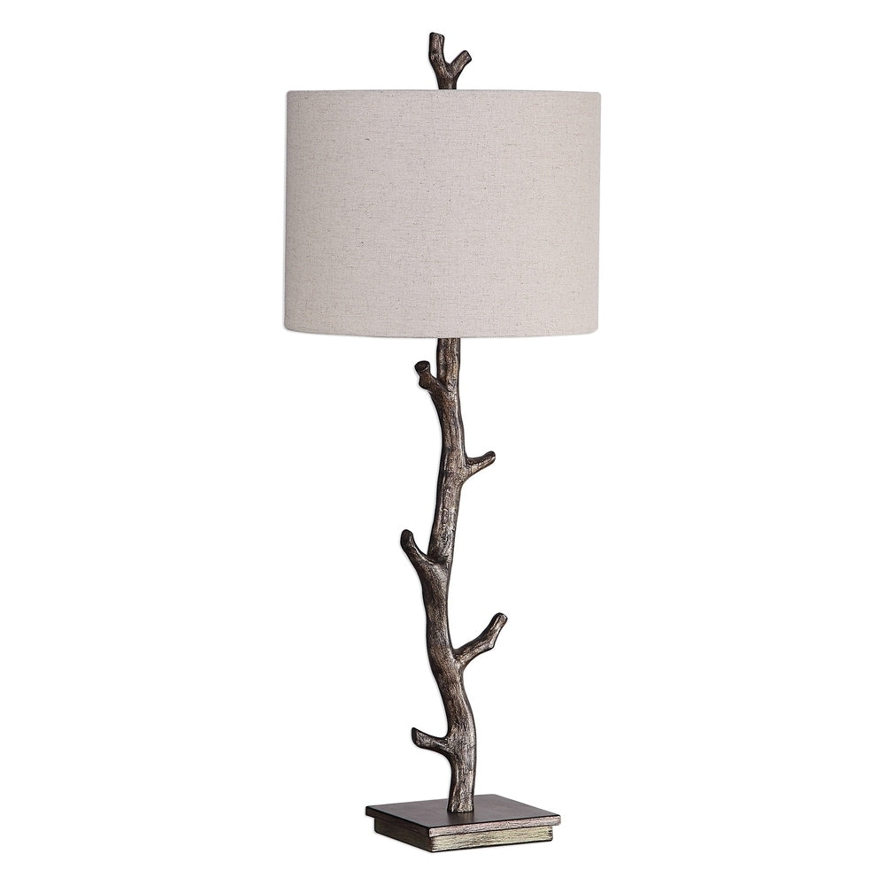 Edmund Dark Bronze Branch Table Lamp by David Frisch