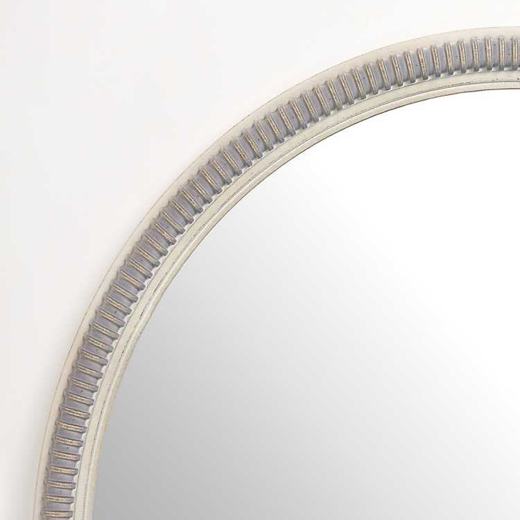 Wexford Ribbed Oval Wall Mirror