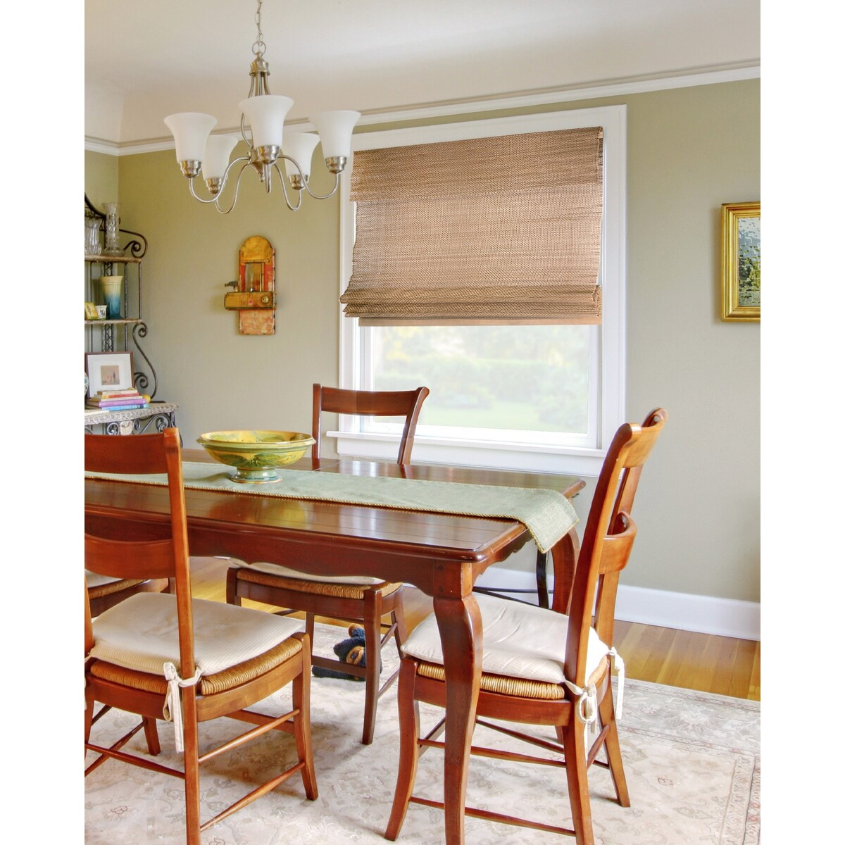 Chicology Cordless Bamboo Light-filtering Roman Shades