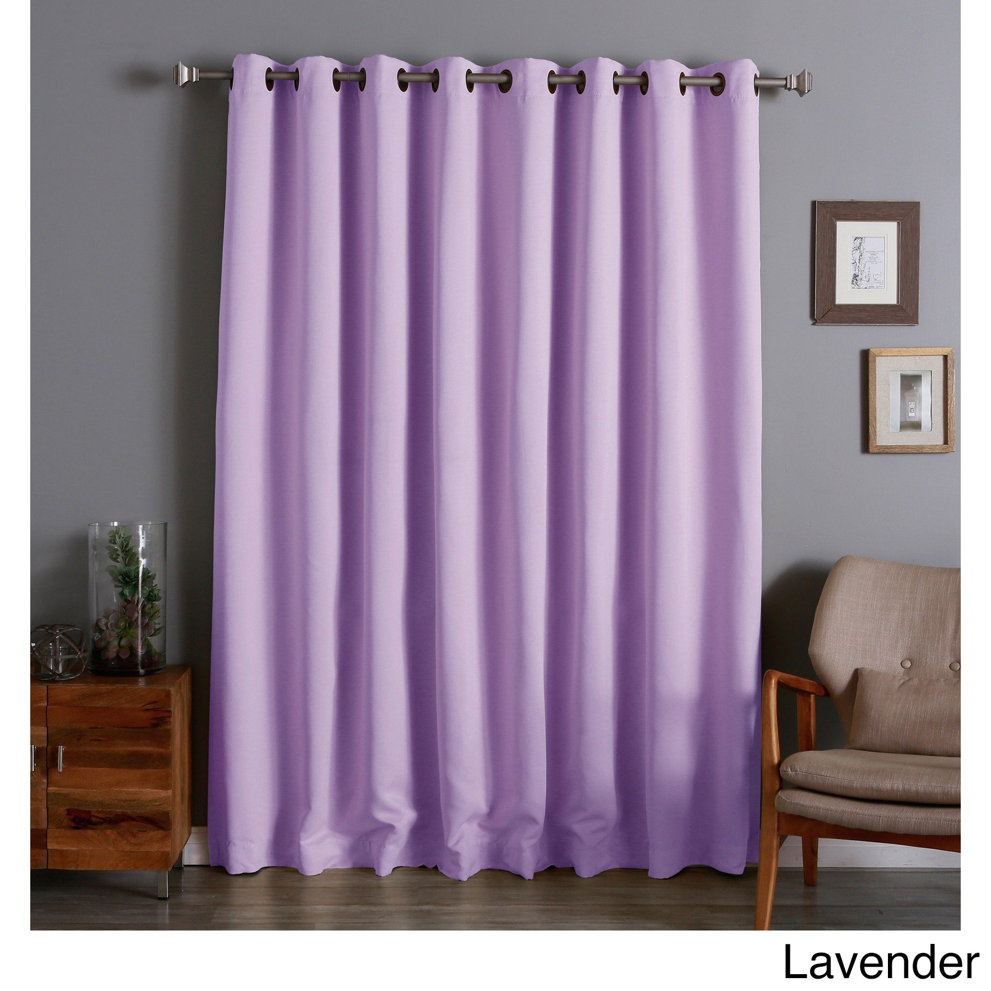 Aurora Home Extra-wide 100x84-inch Thermal Blackout Curtain Panel. - 100 x 84