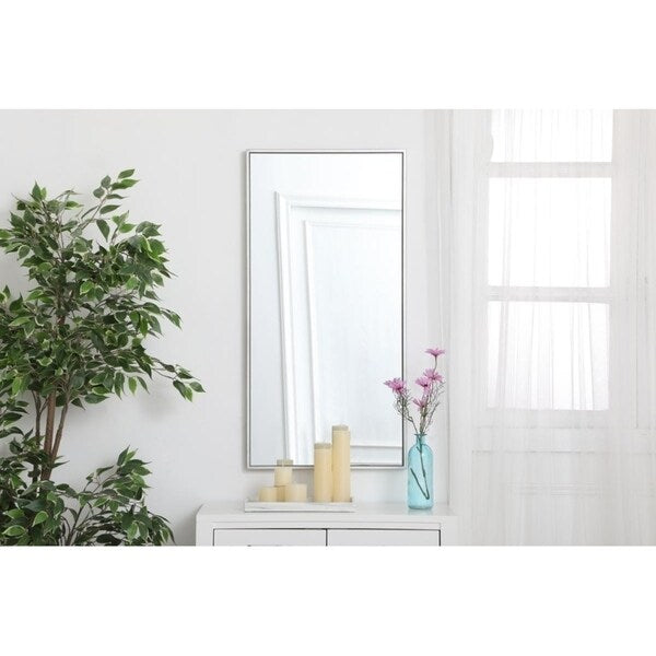 Carson Carrington Salsnas Metal Frame Rectangular Mirror