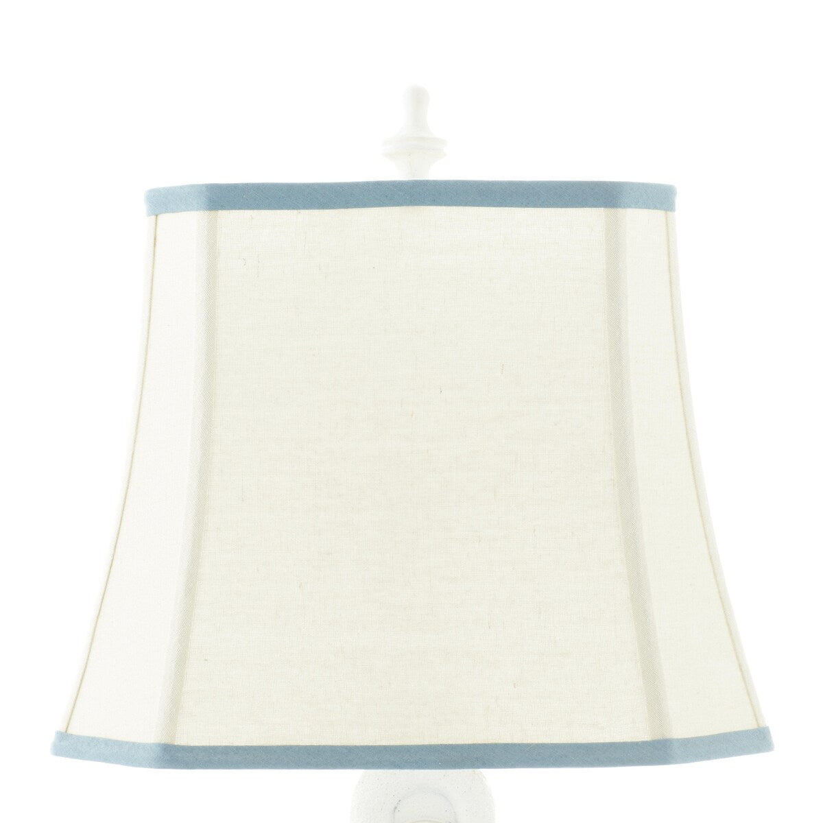 Polystone Anchor Room Table Lamp with Tapered Shade - Set of 2 Blue - Roche River Decor