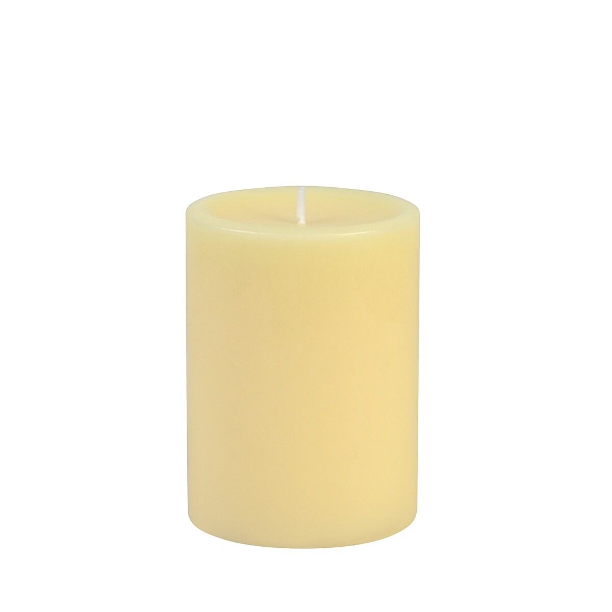 3 x 4 Inch Ivory Pillar Candles - Set of 6