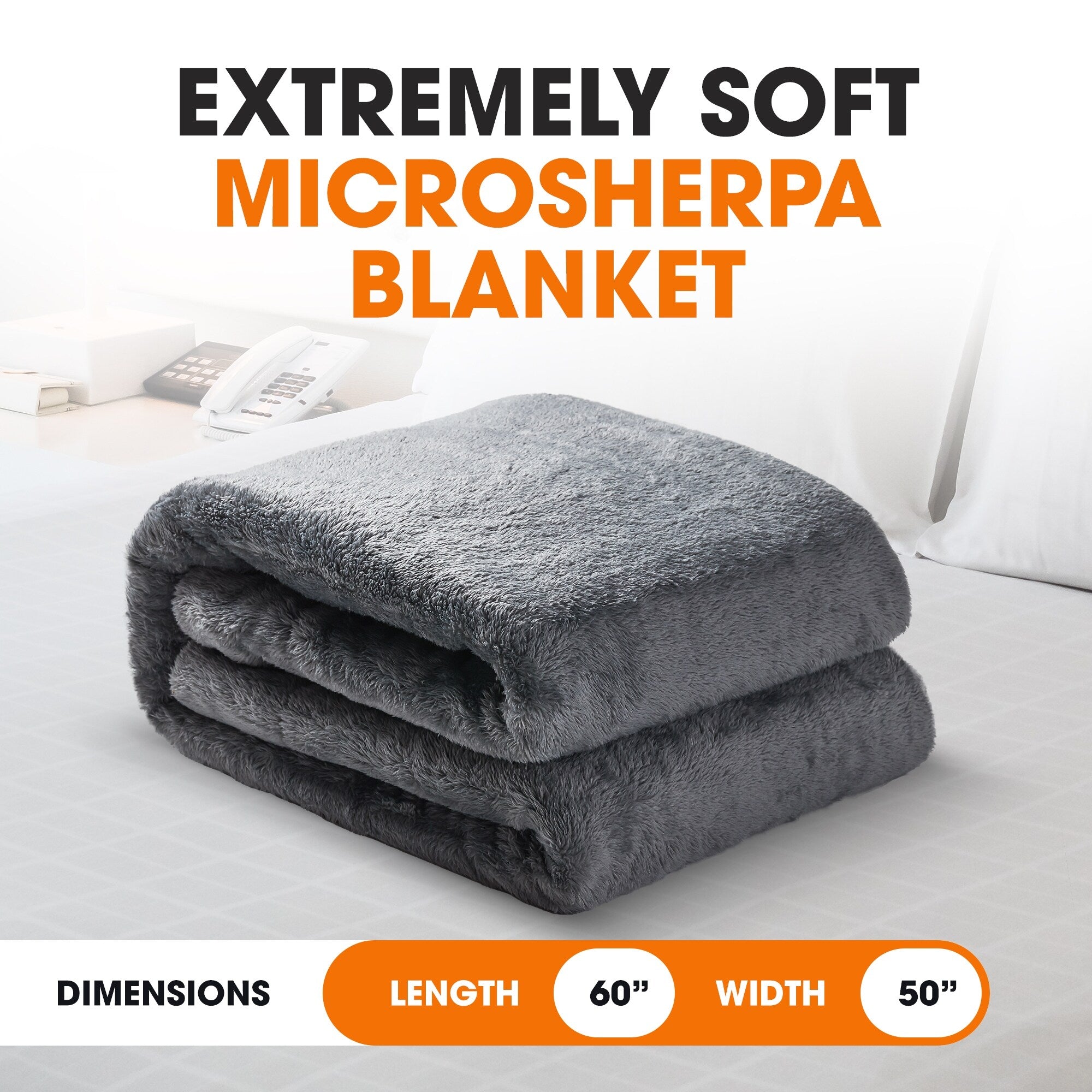 Cheer Collection Microsherpa Ultra Soft and Cozy Throw Blanket