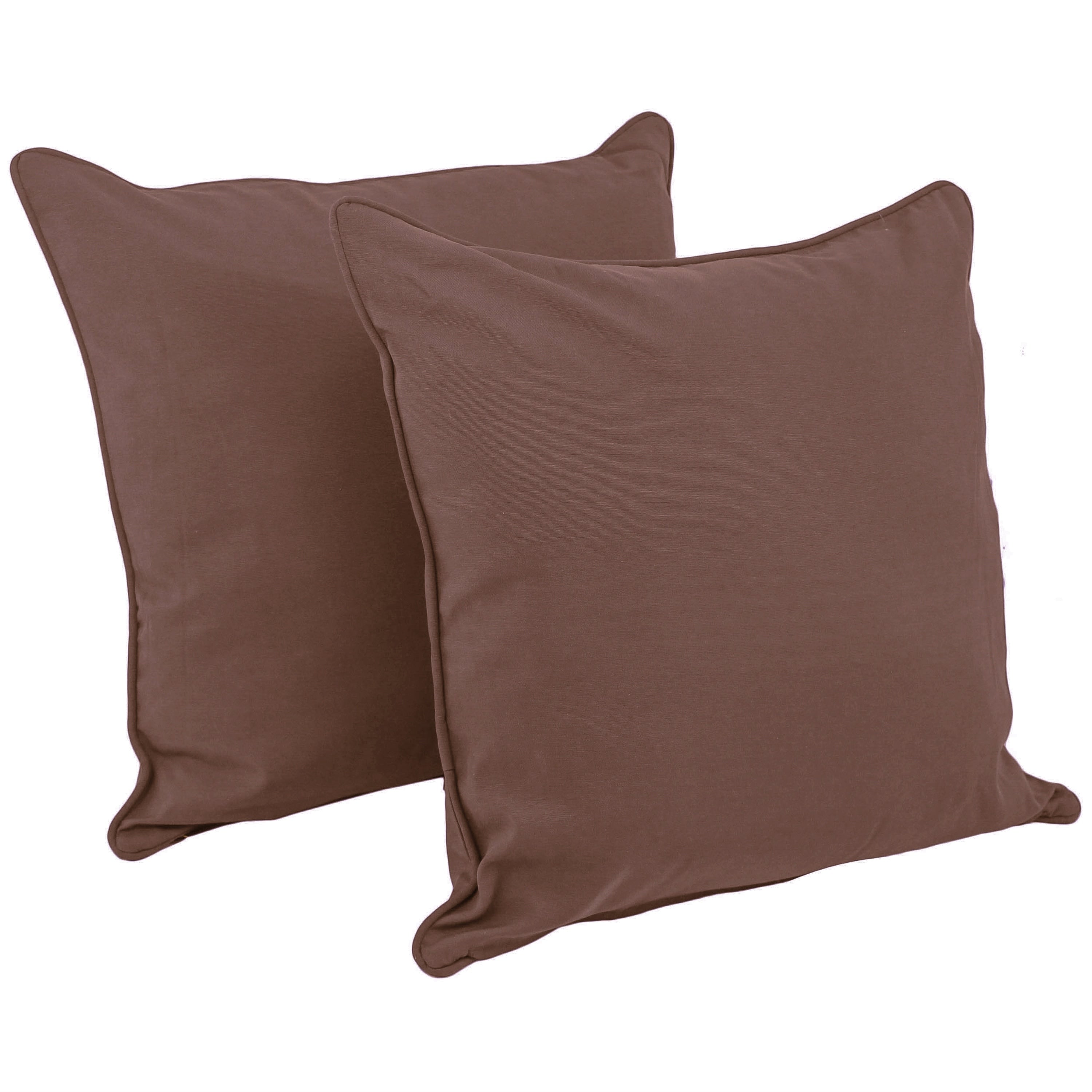 25-inch Corded Twill Throw Pillows (Set of 2)