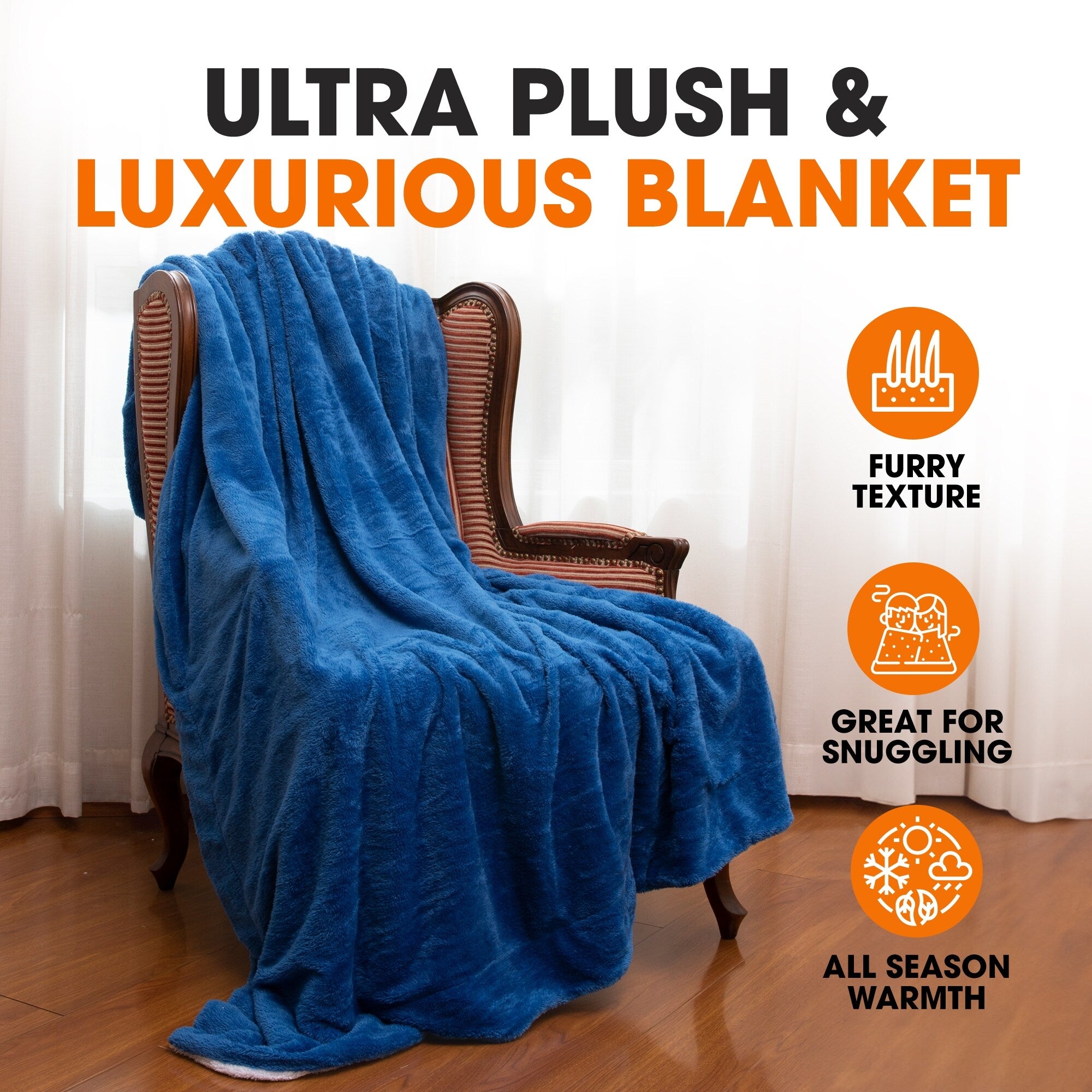 Cheer Collection Microsherpa Ultra Soft and Cozy Throw Blanket