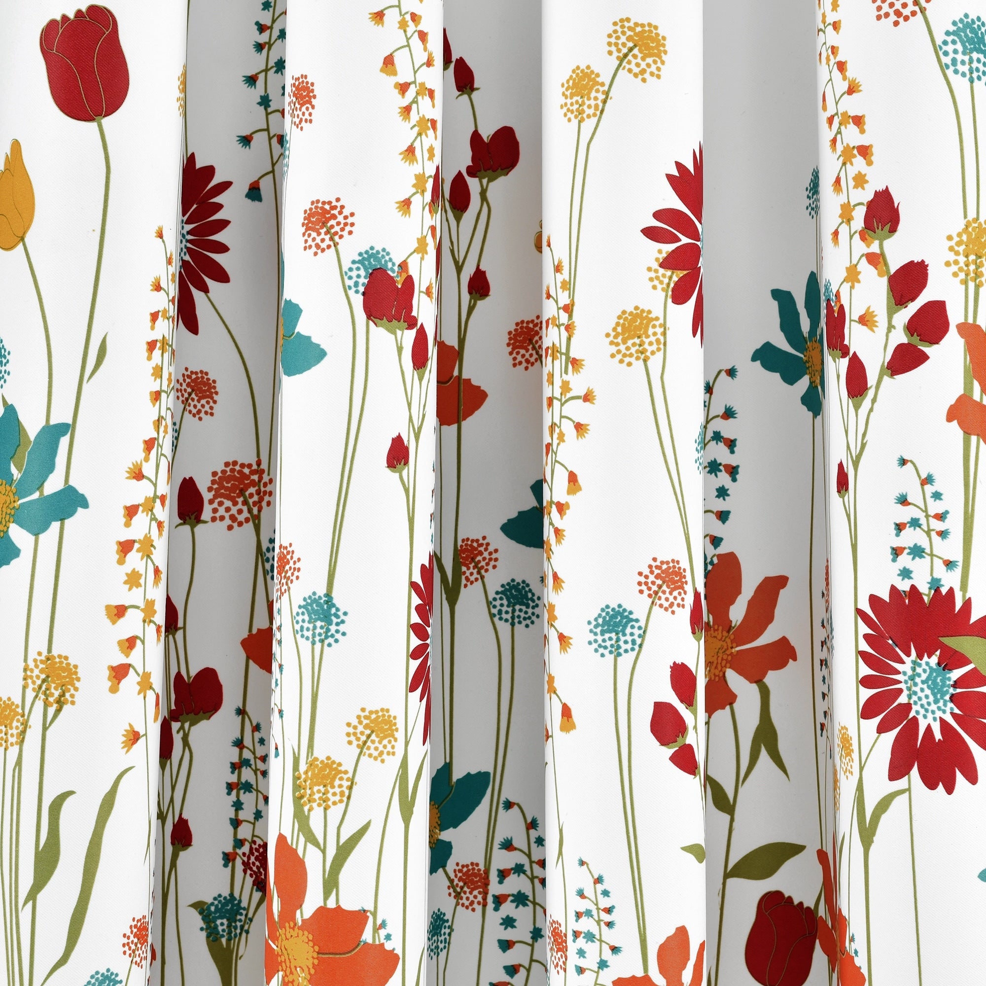 Lush Decor Clarissa Floral Room Darkening Window Curtain Panel Pair