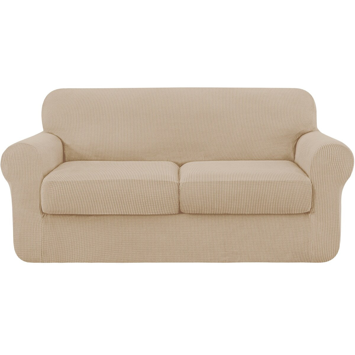 Subrtex Stretch Loveseat Slipcover Cover with 2 Separate Cushion Cover