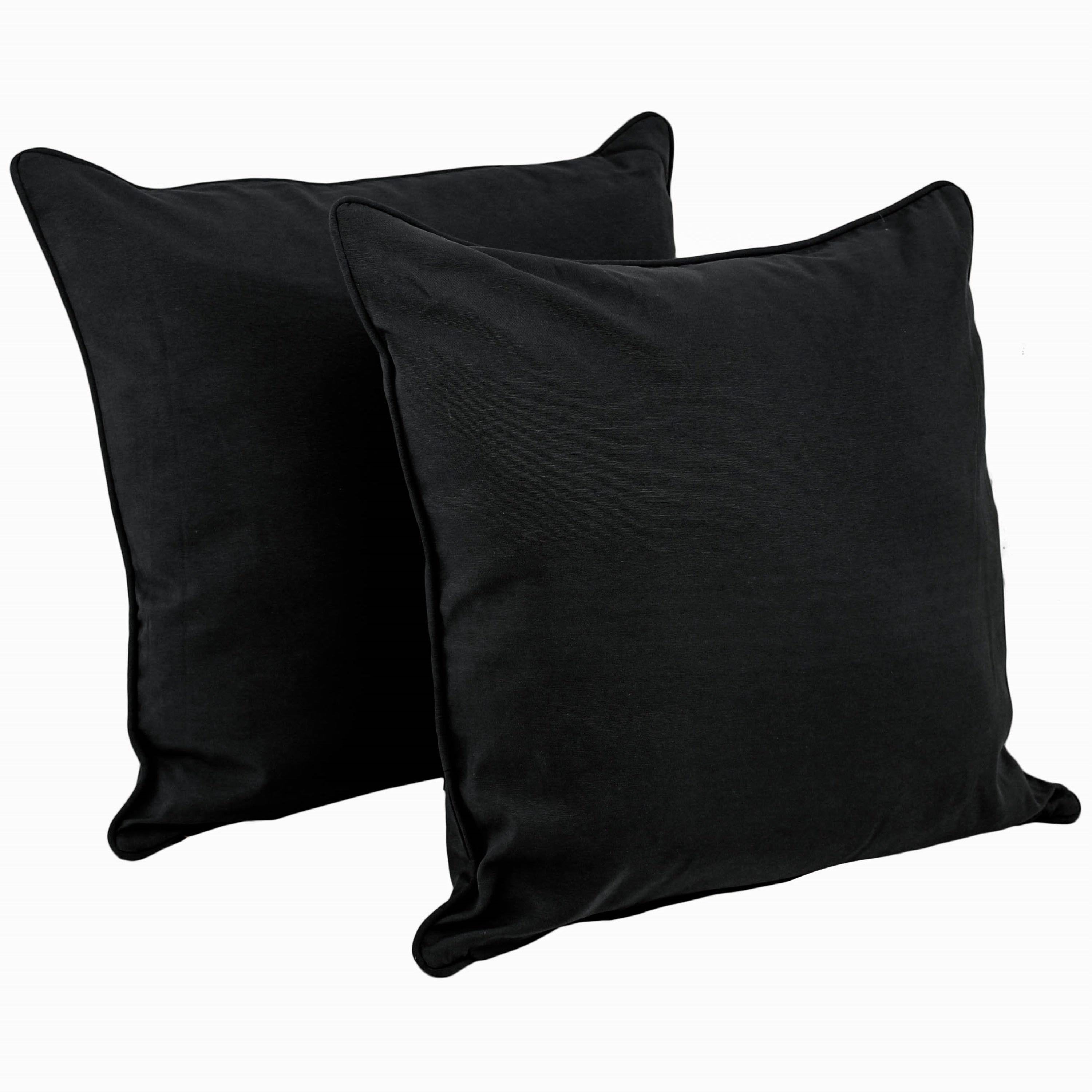 25-inch Corded Twill Throw Pillows (Set of 2)