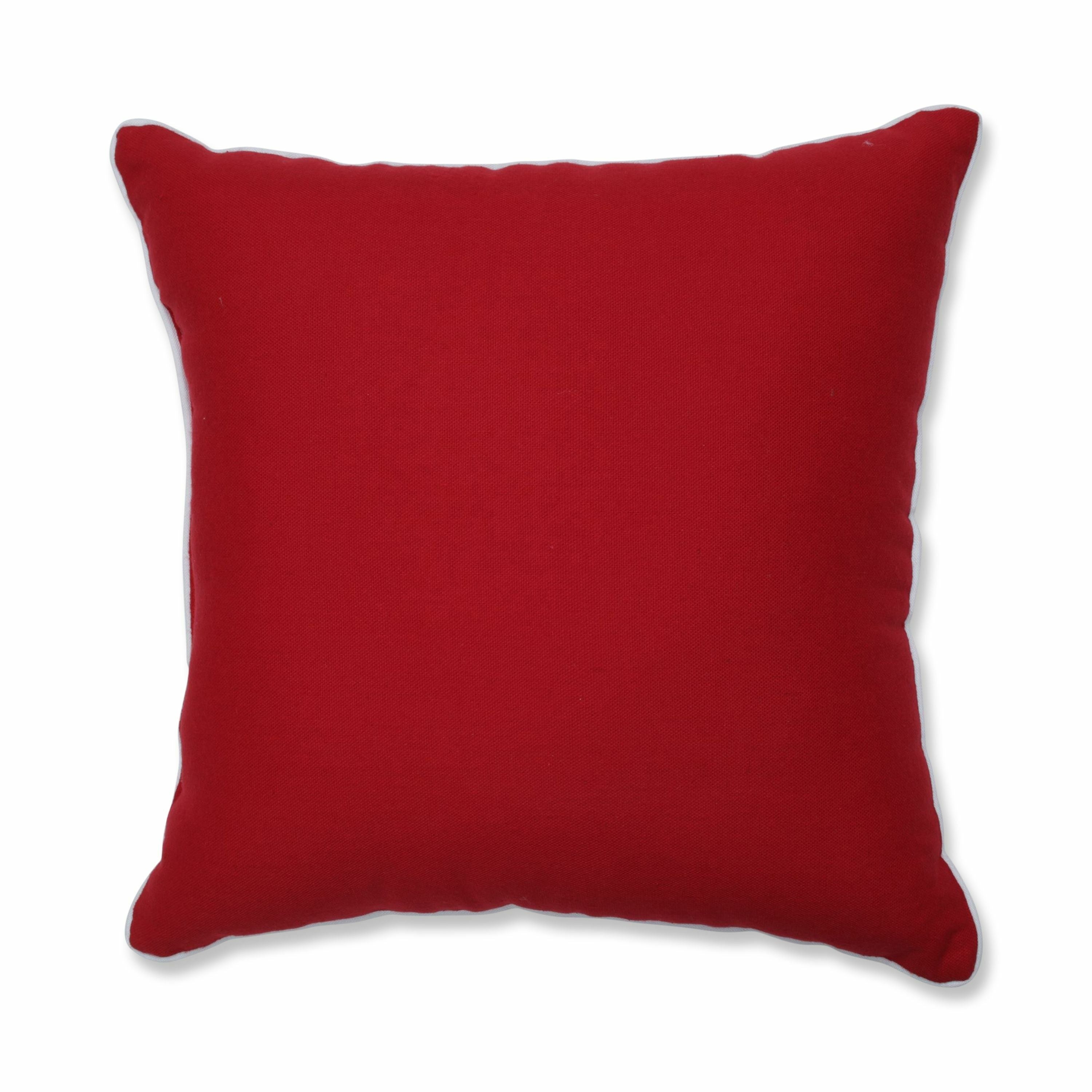 Jeweled Christmas 16-inch Throw Pillow Red