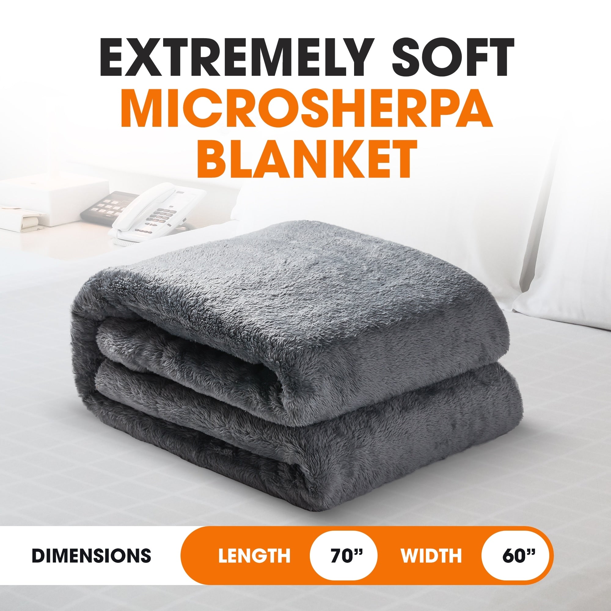 Cheer Collection Microsherpa Ultra Soft and Cozy Throw Blanket