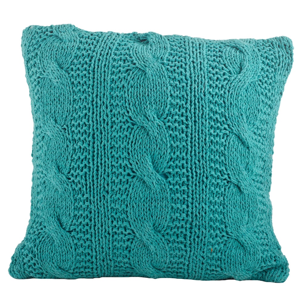 Cable Knit Design Throw Pillow