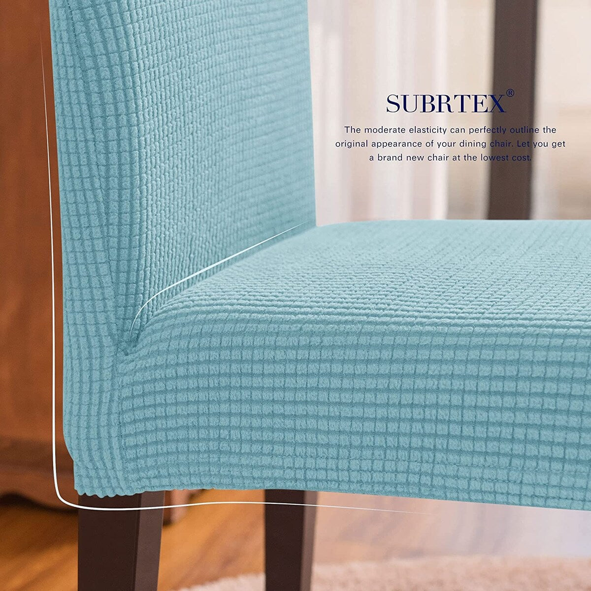 Subrtex Dining Chair Slipcover Set of 2 Furniture Protector