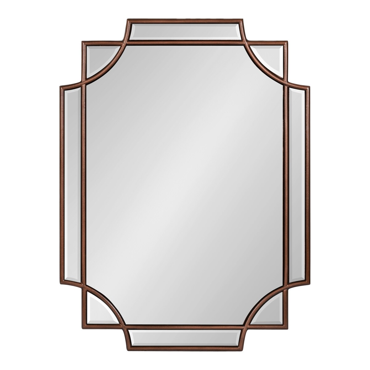 Kate and Laurel Minuette Traditional Decorative Framed Wall Mirror