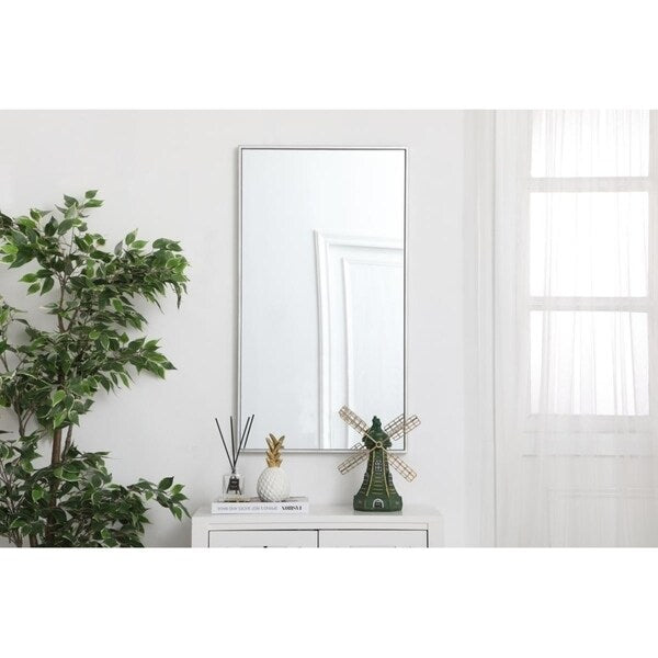 Carson Carrington Salsnas Metal Frame Rectangular Mirror