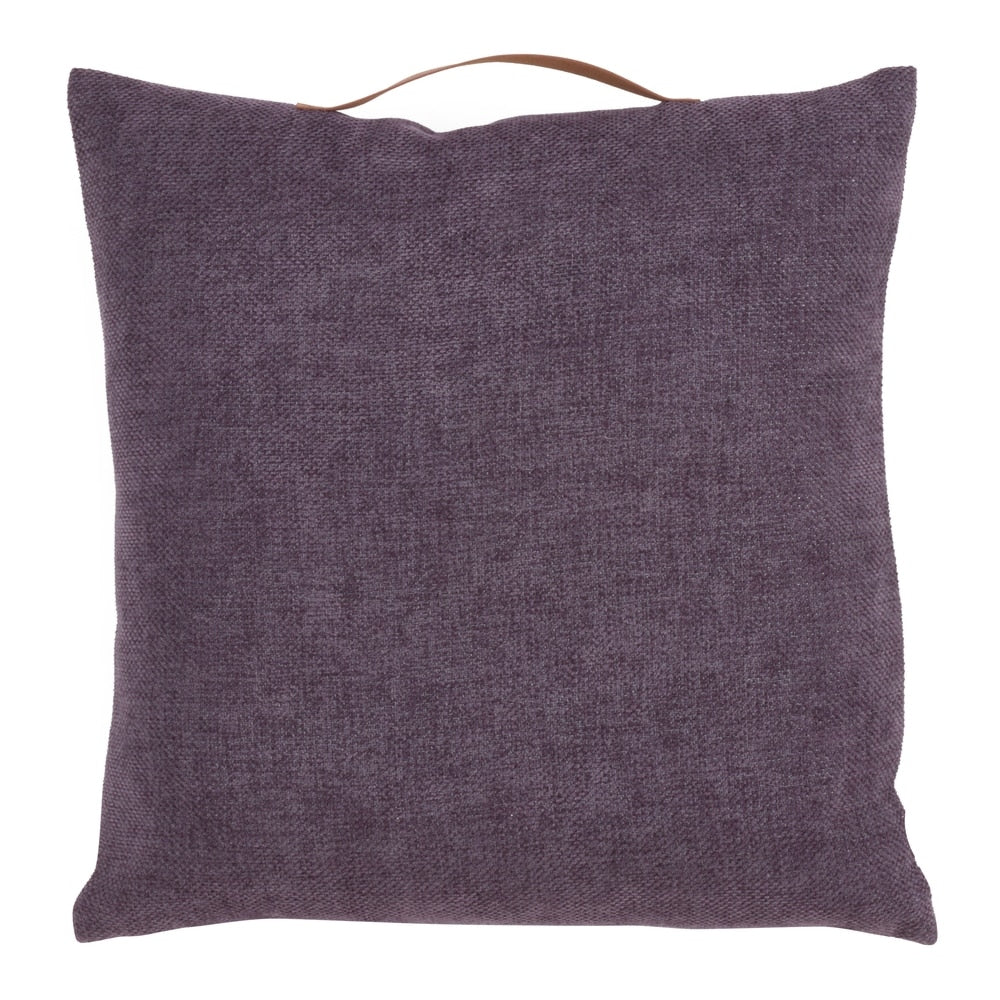 Handle Design Chenille Throw Pillow