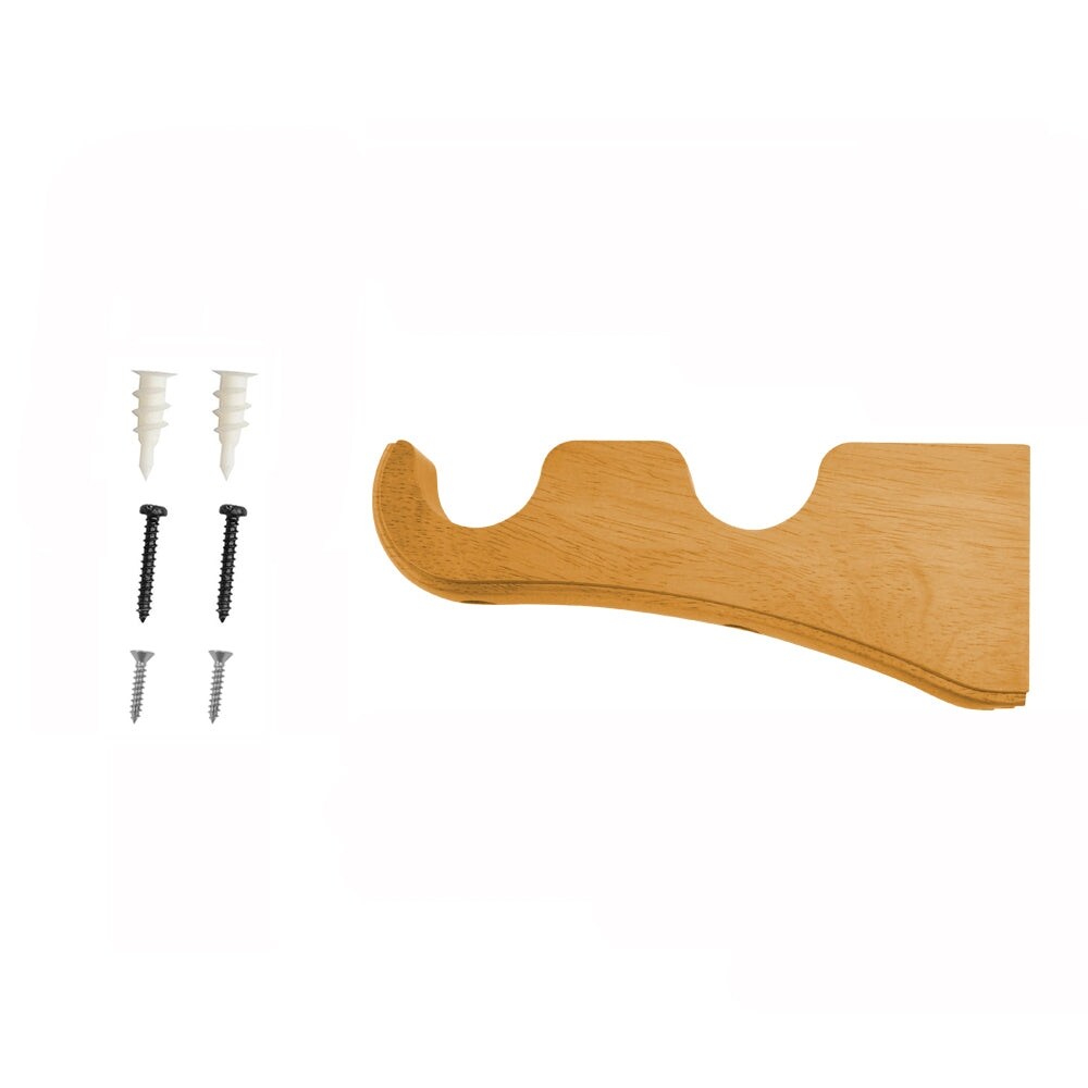 Mix & Match Wood Single / Double Curtain Rod Bracket