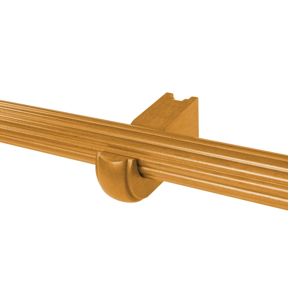 Mix & Match Wood Single / Double Curtain Rod Bracket