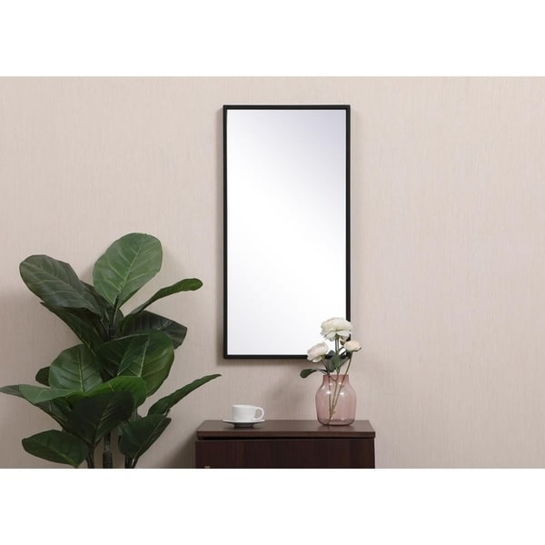 Carson Carrington Salsnas Metal Frame Rectangular Mirror