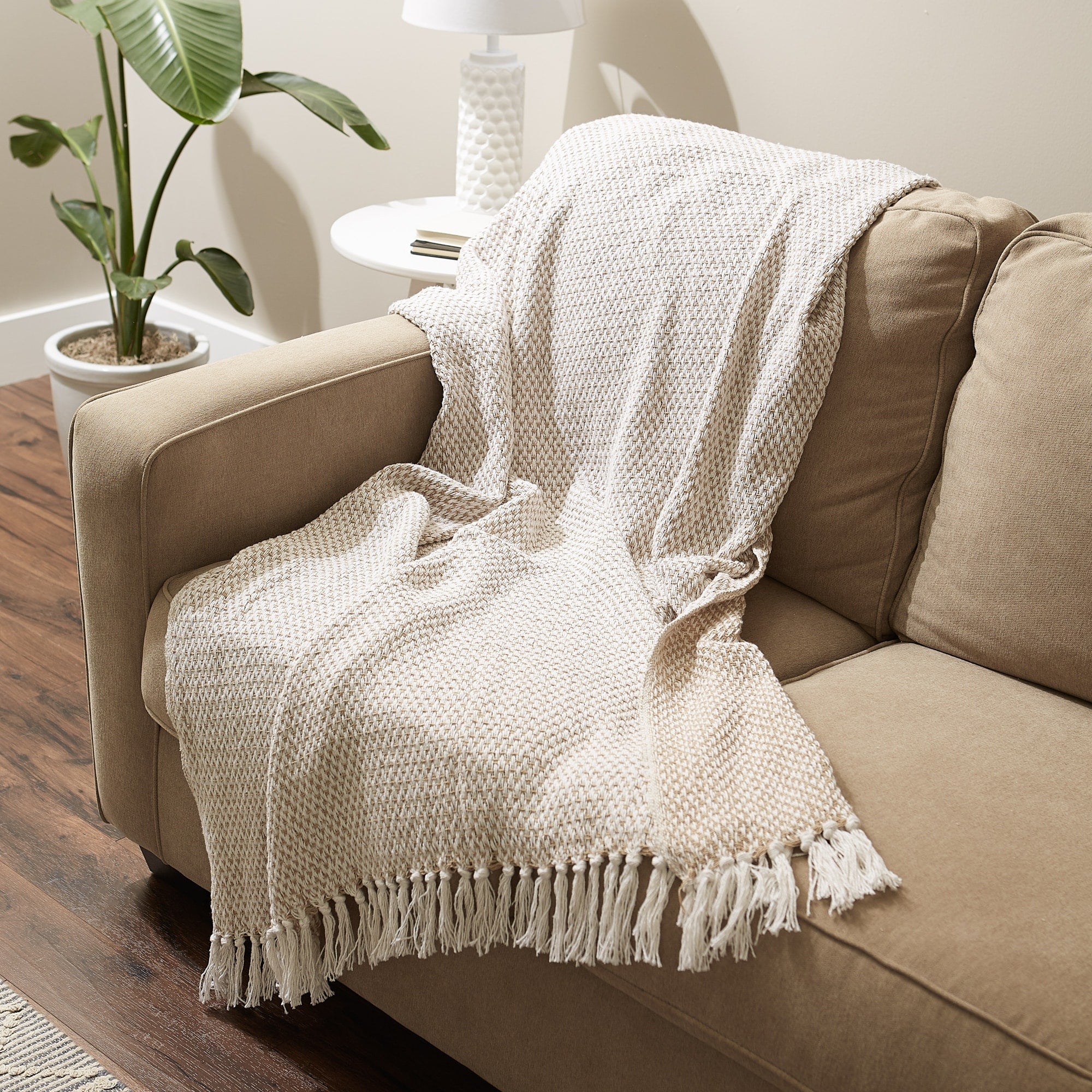 DII Woven Decorative Throw