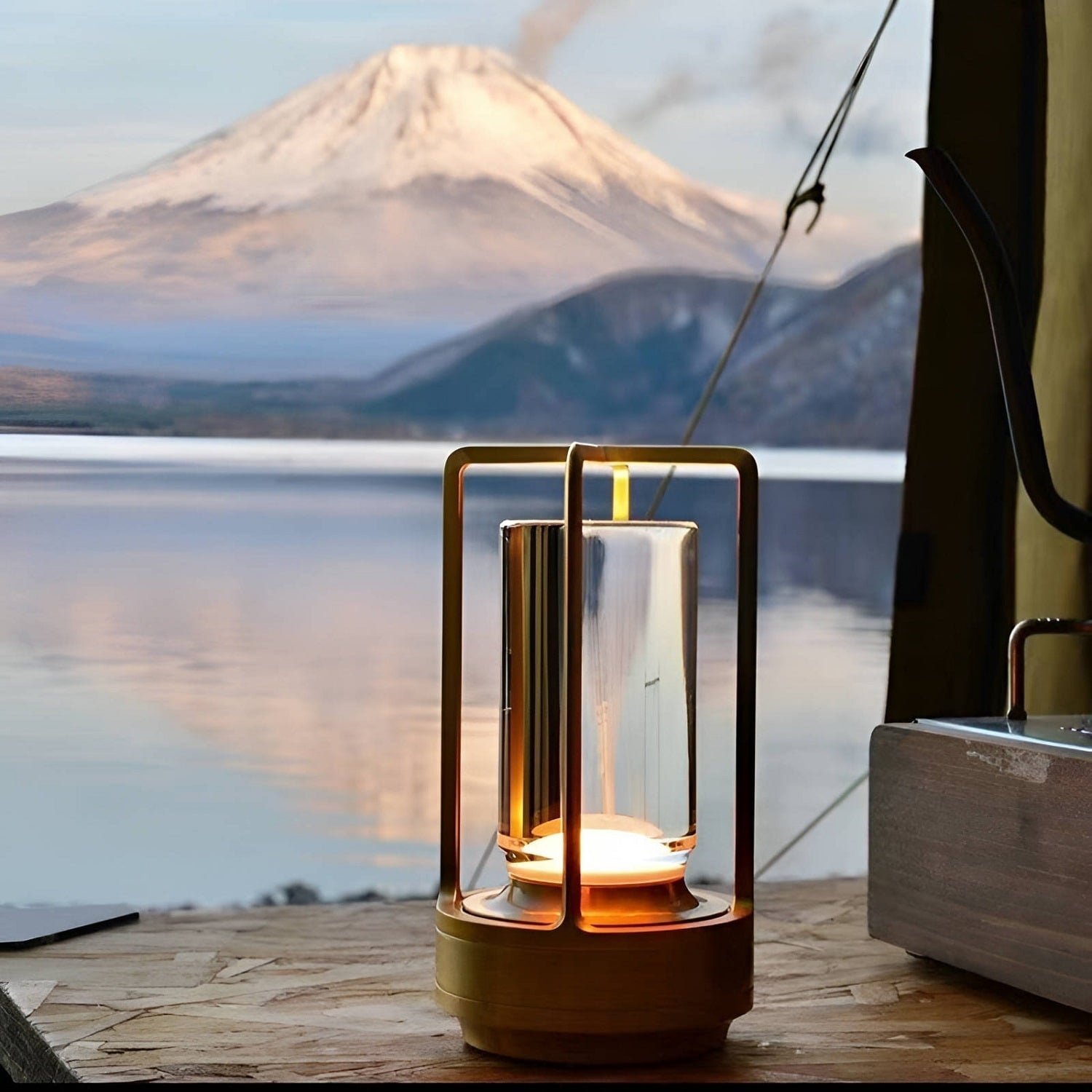 Indoor & Outdoor Cordless Rechargeable Lantern LED Table Lamp