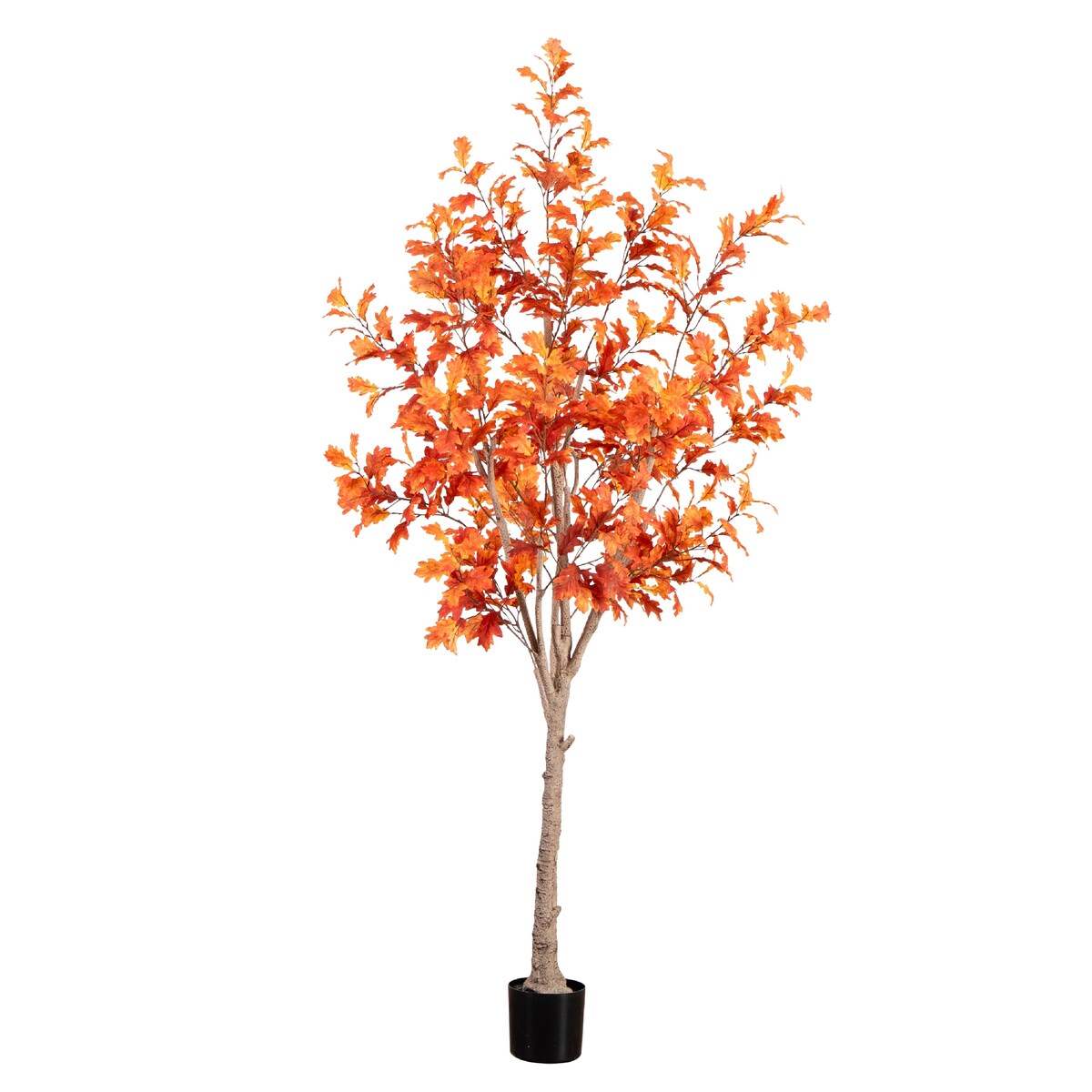 8' Autumn Oak Artificial Fall Tree