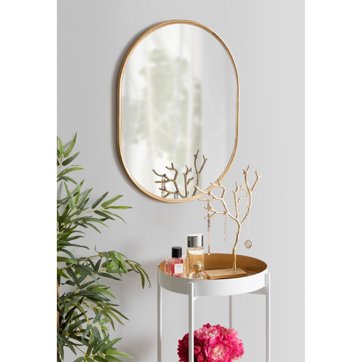 Kate and Laurel Caskill Capsule Framed Wall Mirror