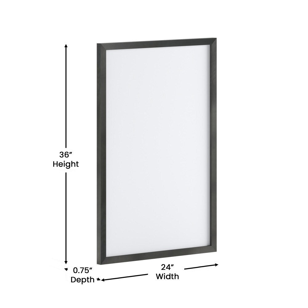 Commercial Wall Mount White Board with Marker, Eraser, and Magnets