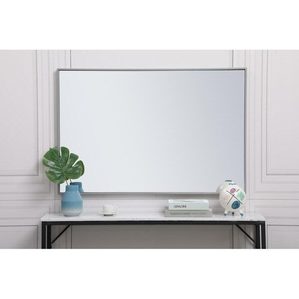 Carson Carrington Salsnas Metal Frame Rectangular Mirror