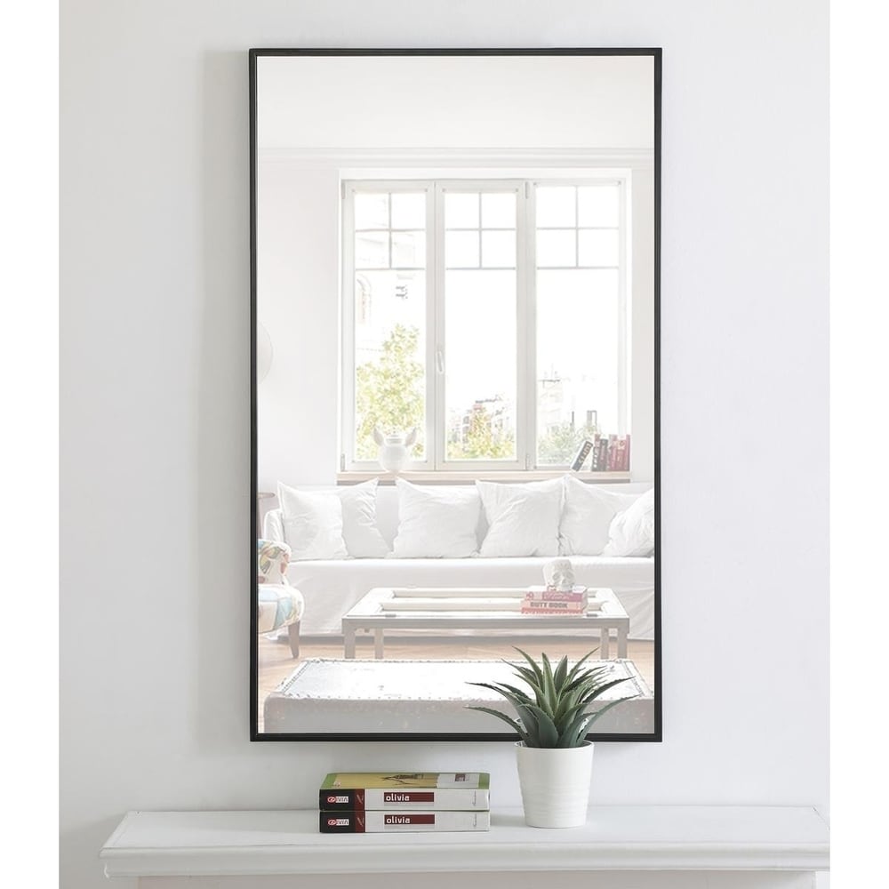 Carson Carrington Salsnas Metal Frame Rectangular Mirror