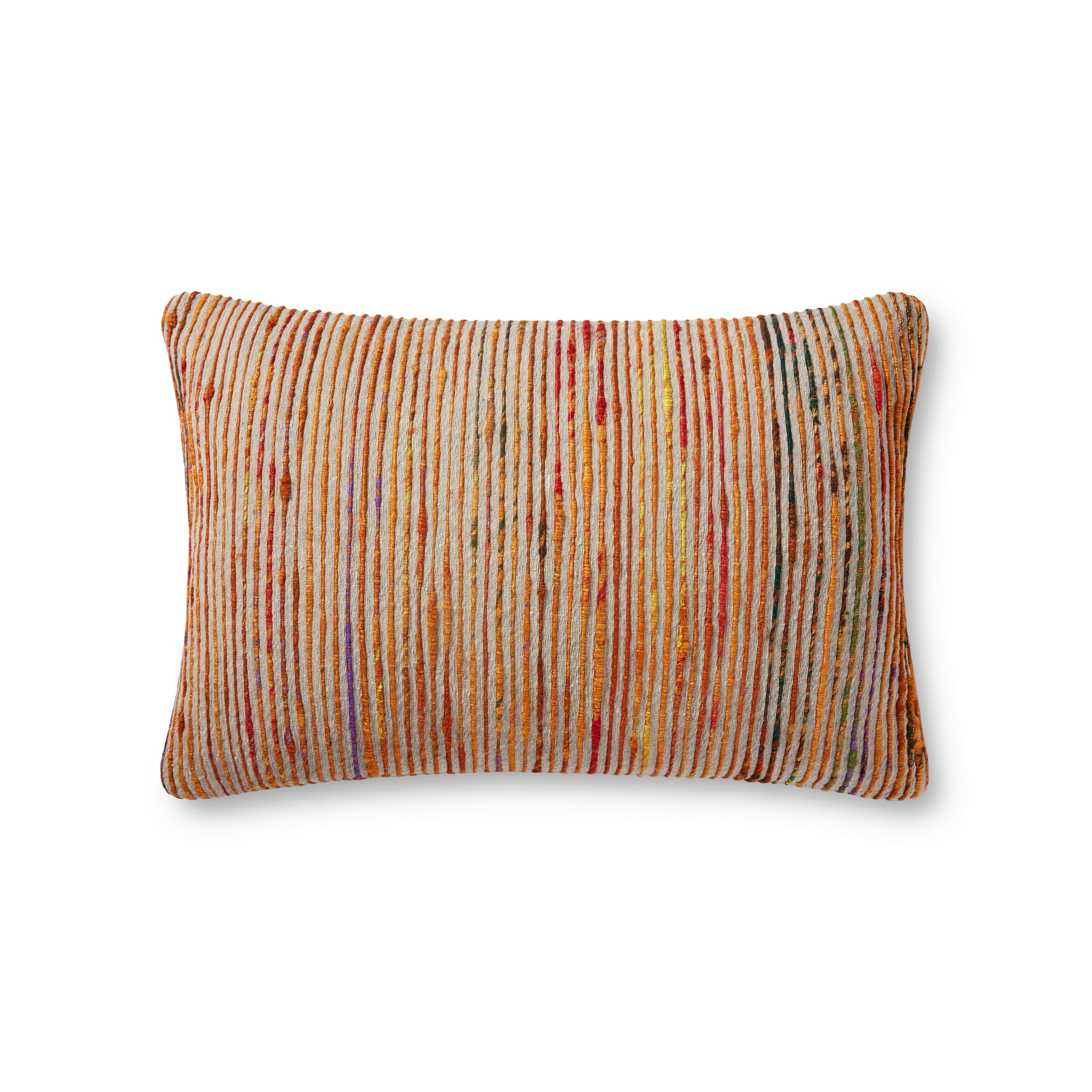 Textured Multi Stripe Throw Pillow or Pillow Cover