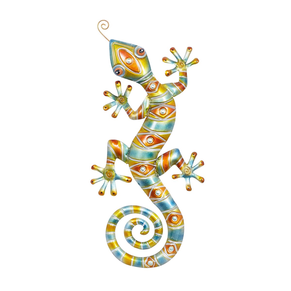Metal Animal Indoor Outdoor Home Wall Decor - Multi Colored - Roche River Decor