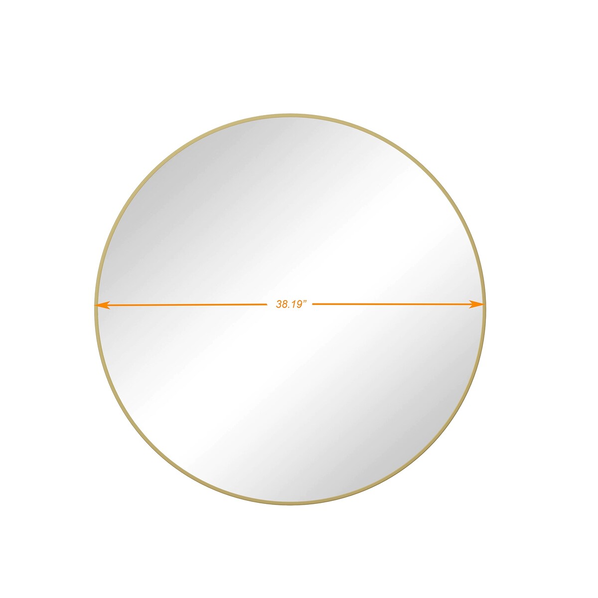 28/36/39/42/48 inch Round Framed Wall Bathroom Vanity Mirror