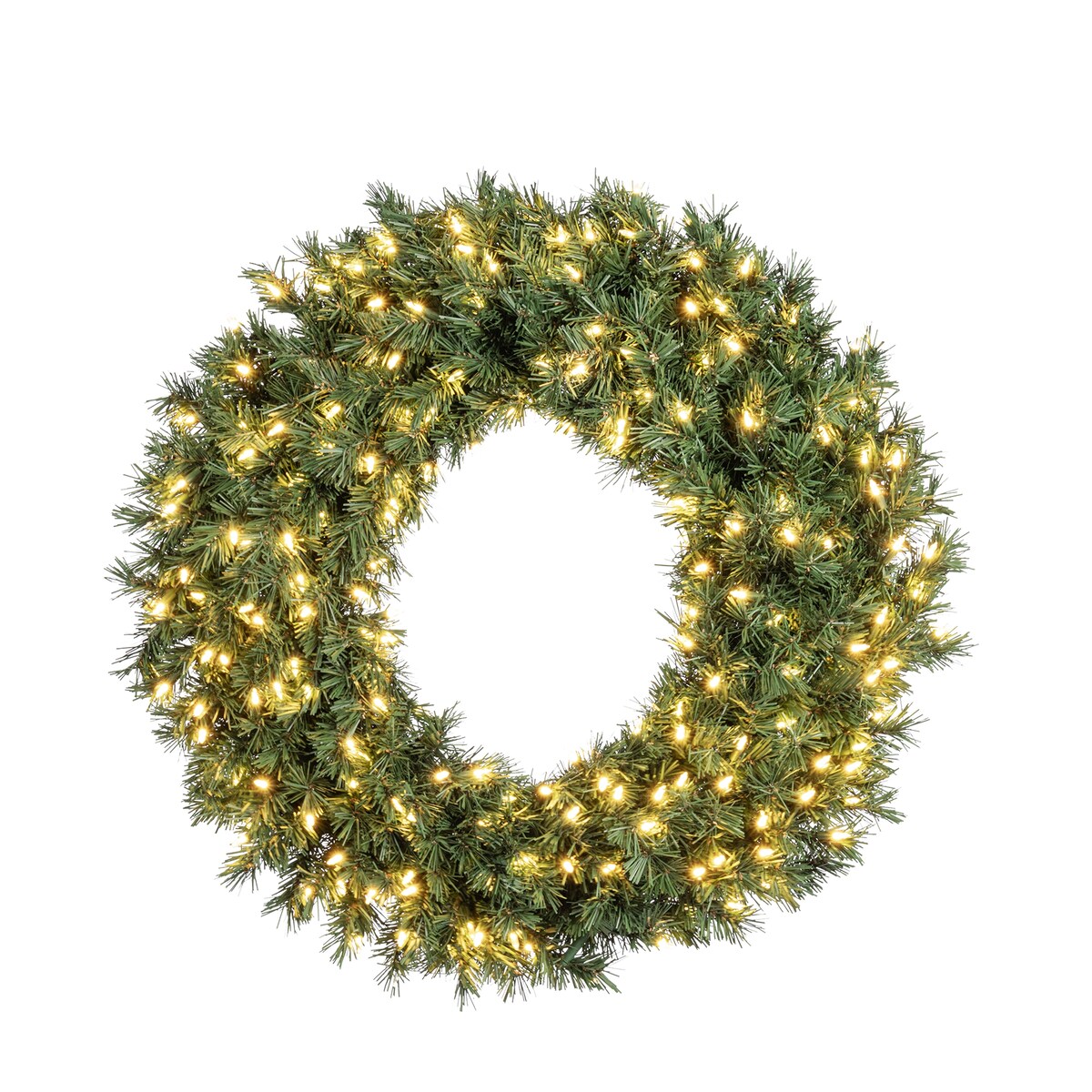 Elegant 36 Inch Aspen Spruce Wreath with 350 Tips - Green