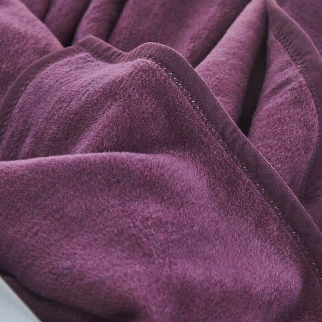 IBENA Solid Plush Throw in 16 Colors