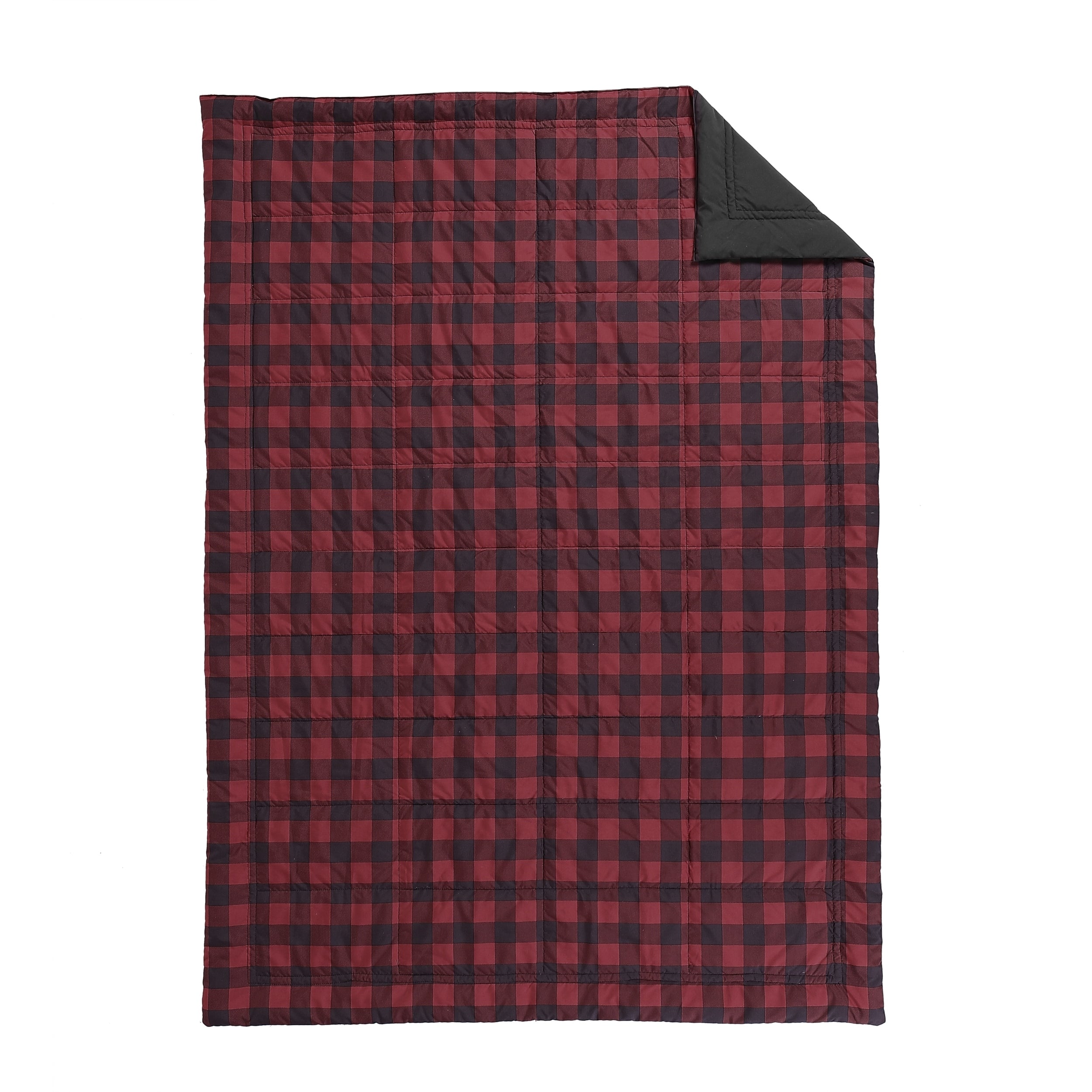 Eddie Bauer Mountain Plaid Red Blanket