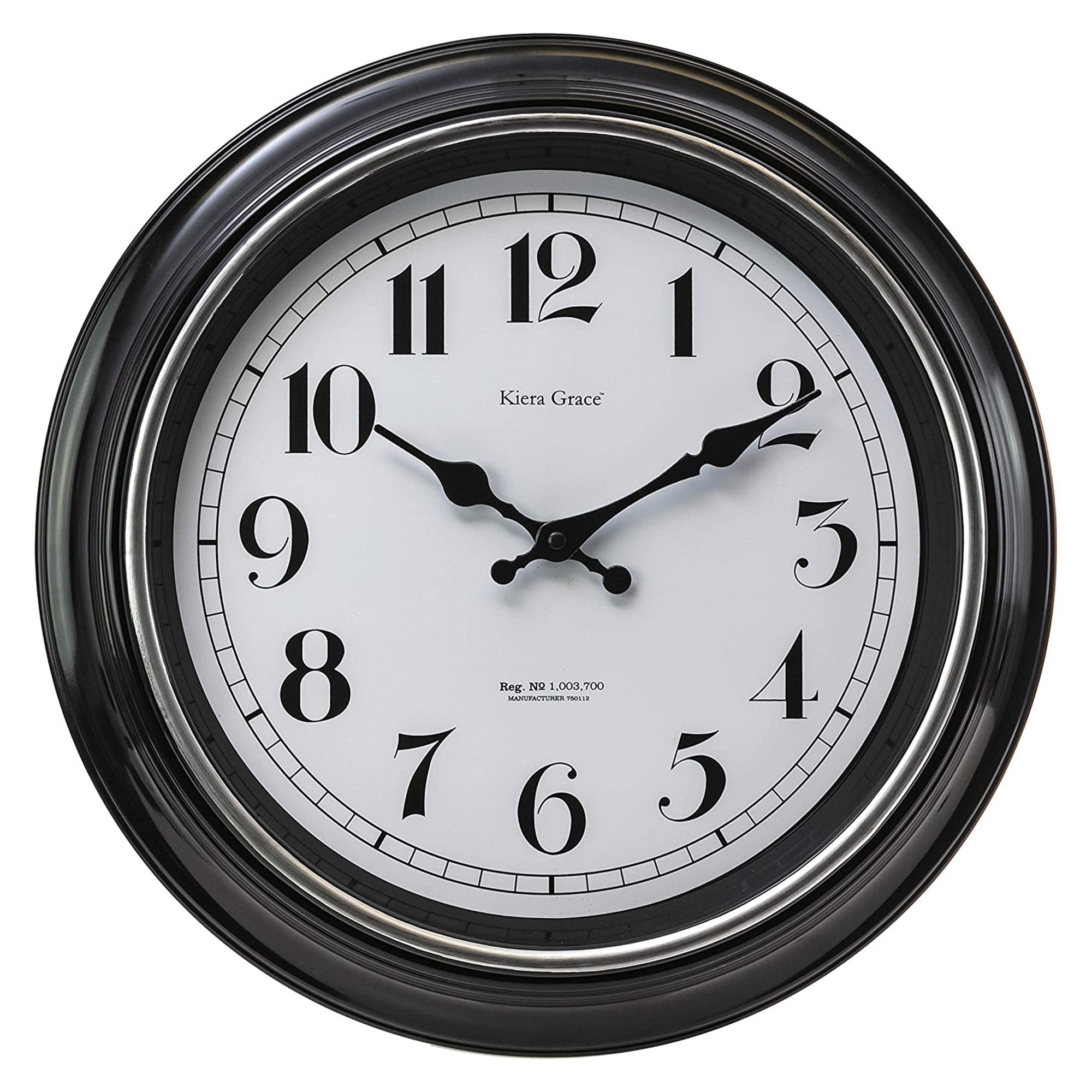 Kiera Grace Degraw 16 Decorative Round Wall Clock