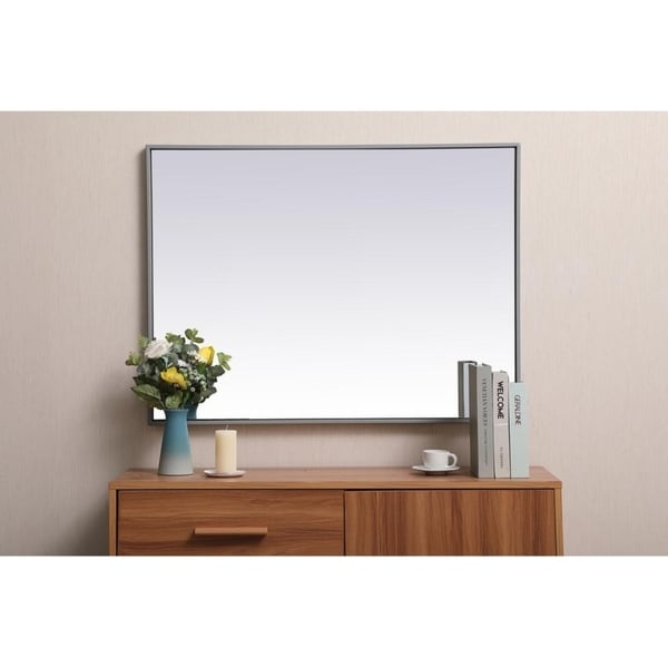 Carson Carrington Salsnas Metal Frame Rectangular Mirror