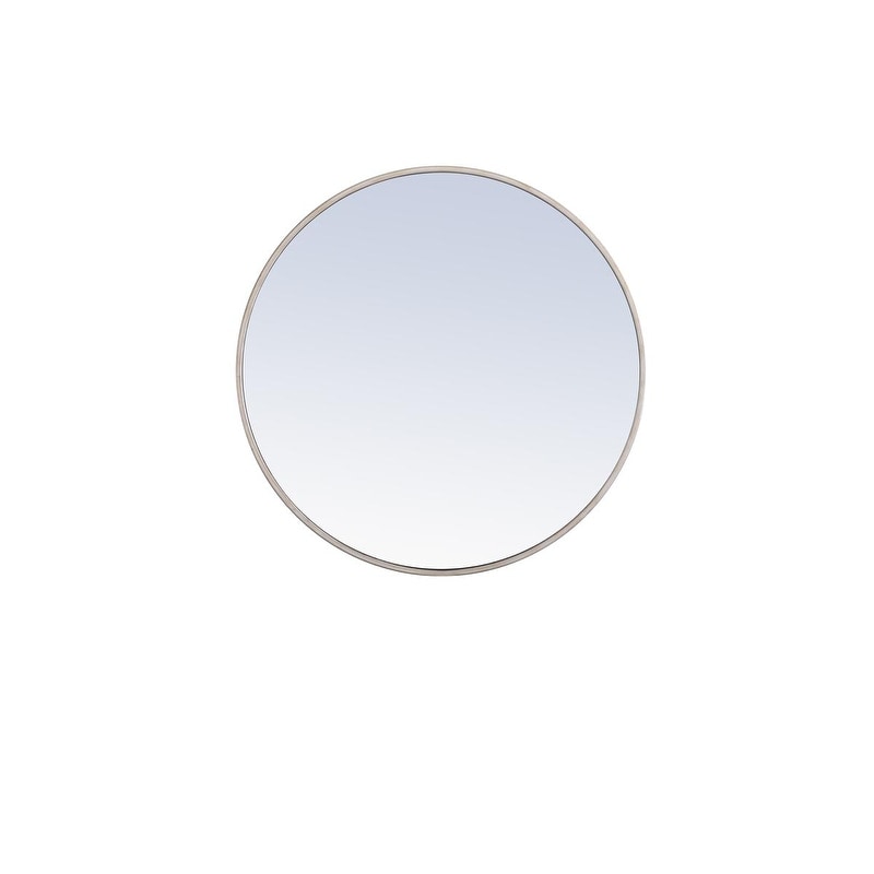 Carson Carrington Labbemala Metal Frame Round Mirror