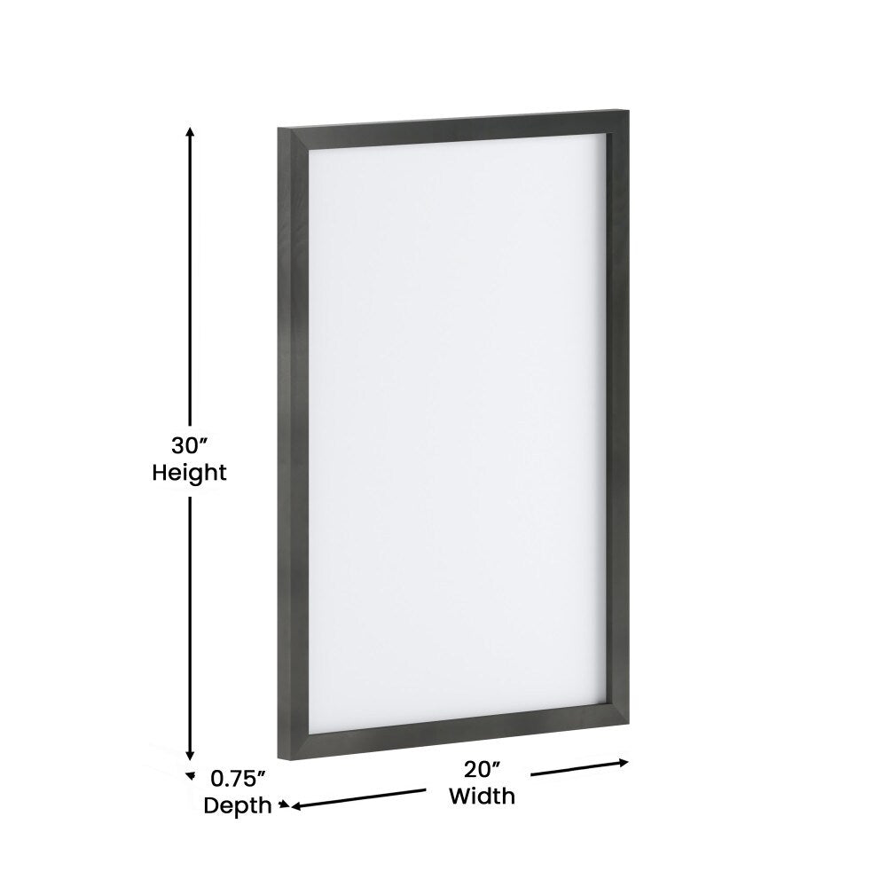 Commercial Wall Mount White Board with Marker, Eraser, and Magnets