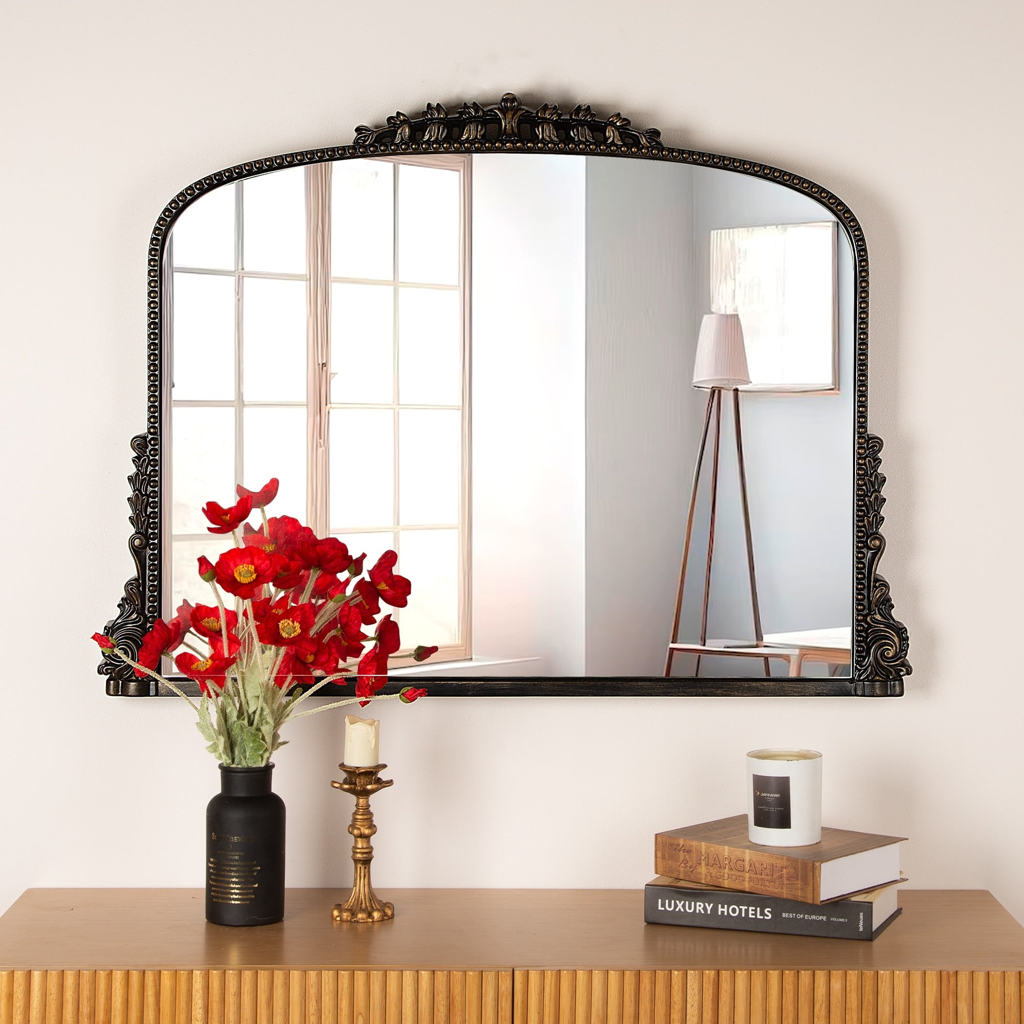 Arch Wall Mirror Baroque Accent Mirrors - 36×23