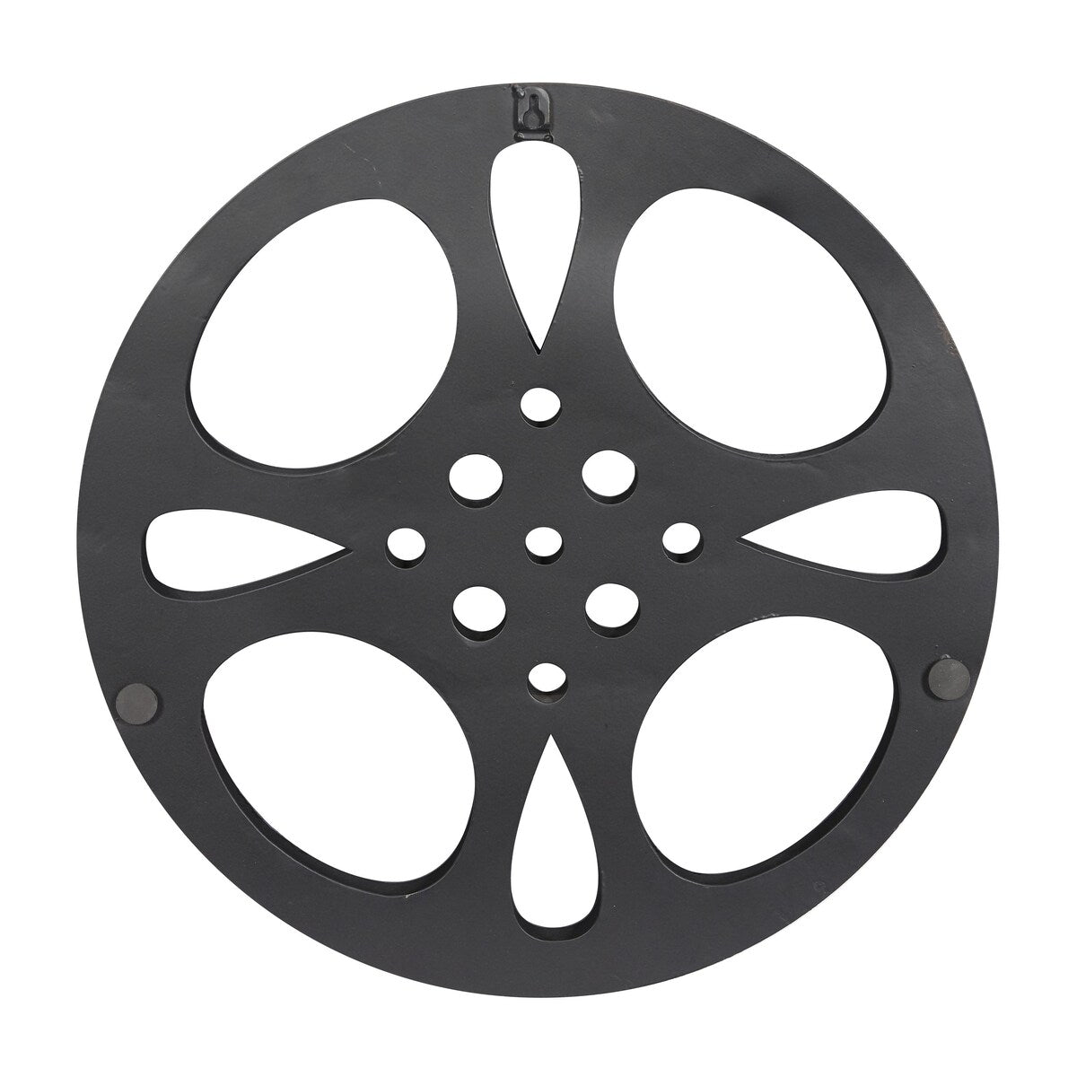 Metal Film Reel Home Wall Decor - Black - Roche River Decor