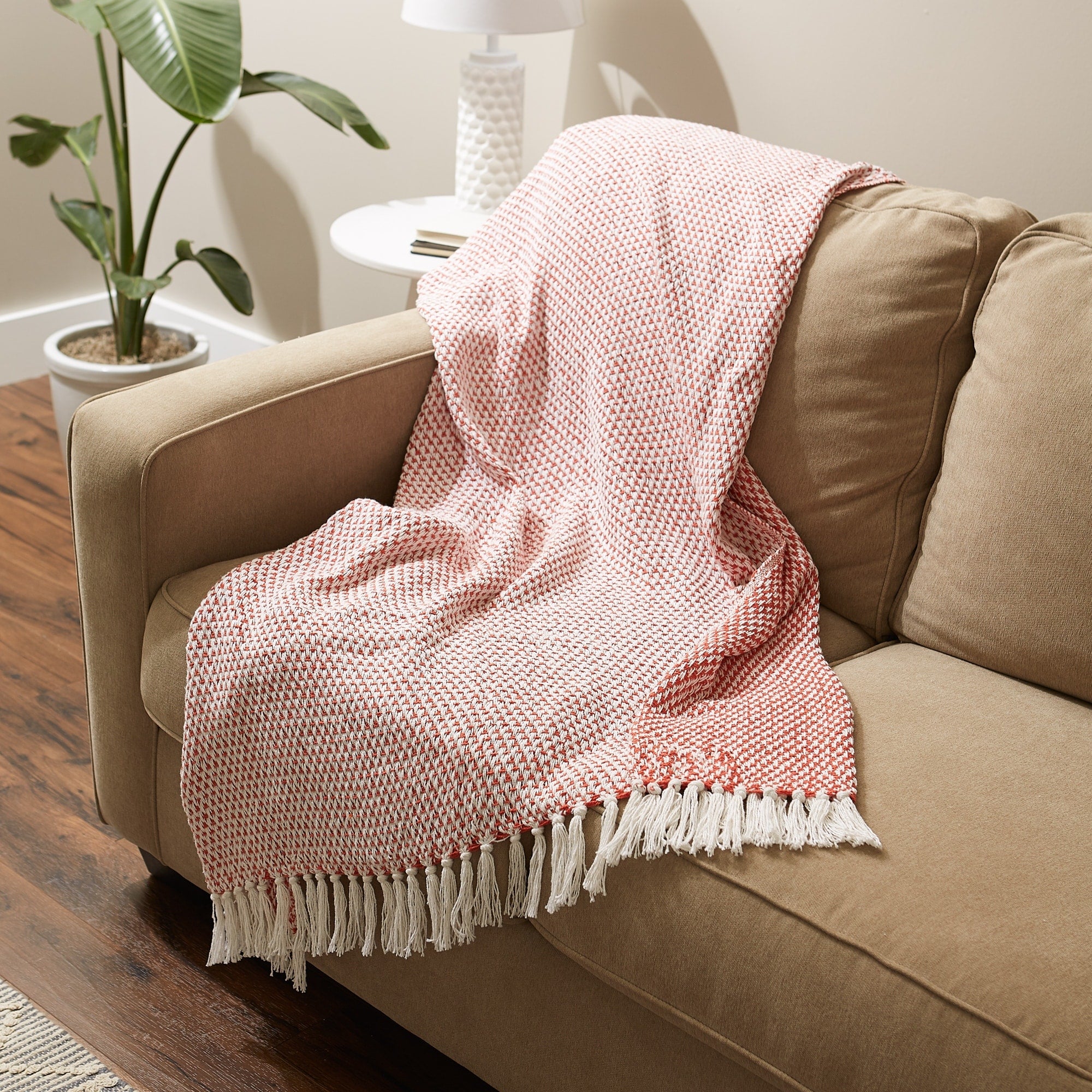 DII Woven Decorative Throw