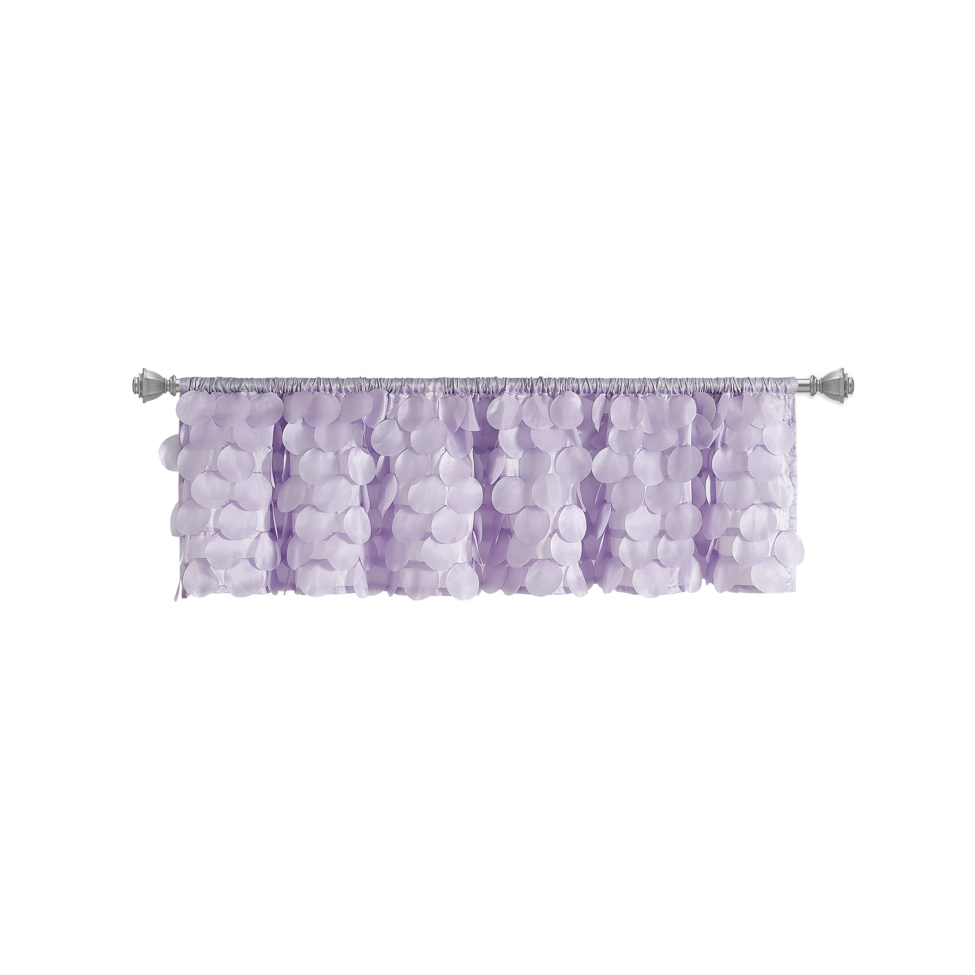 Lush Decor Gigi Delicate Textured Window Valance