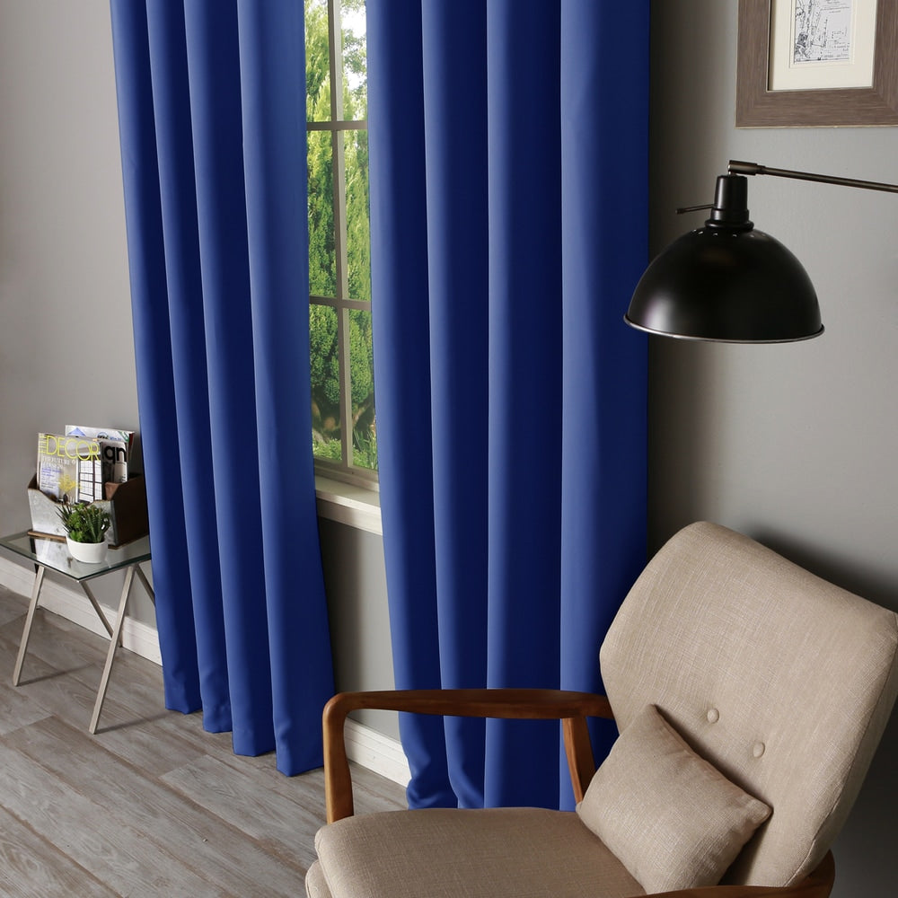 Aurora Home Grommet Top Insulated 108-inch Blackout Curtain Panel Pair