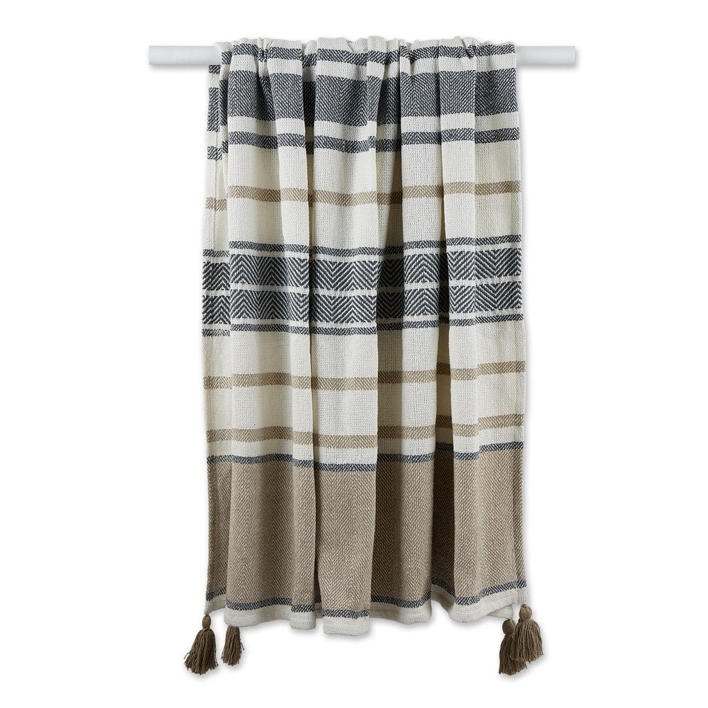 Porch & Den Crestridge Woven Cotton Throw