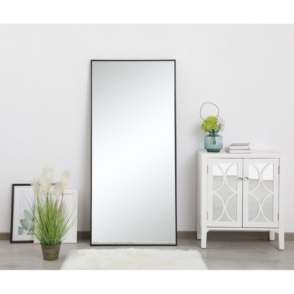 Carson Carrington Salsnas Metal Frame Rectangular Mirror