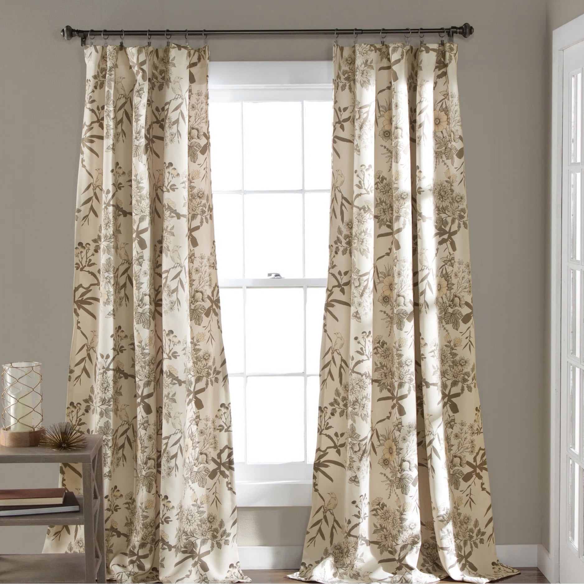 The Gray Barn Dogwood Floral Curtain Panel Pair